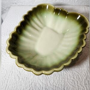 Vintage Hull Scalloped Ceramic Dish #34